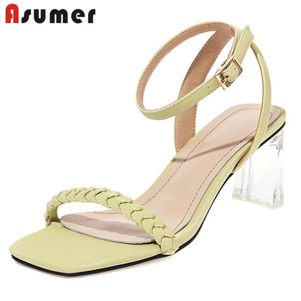 asumer 2021 arrive sandals women shoes weave ankle buckle transparent high heels fashion summer, Black
asumer 2021 arrive sandals women shoes weave ankle buckle transparent high heels fashion summer, Black