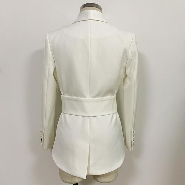 women's suits & blazers est 2021 designer blazer jacket women's double breasted satin shawl collar belted, White;black
women's suits & blazers est 2021 designer blazer jacket women's double breasted satin shawl collar belted, White;black