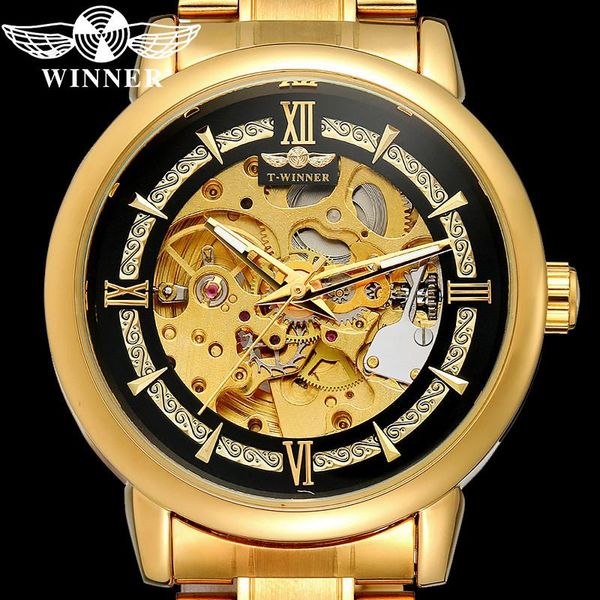 wristwatches winner automatic mechanical men wristwatch military sport male clock gold full steel skeleton man watch 8173, Slivery;brown
wristwatches winner automatic mechanical men wristwatch military sport male clock gold full steel skeleton man watch 8173, Slivery;brown