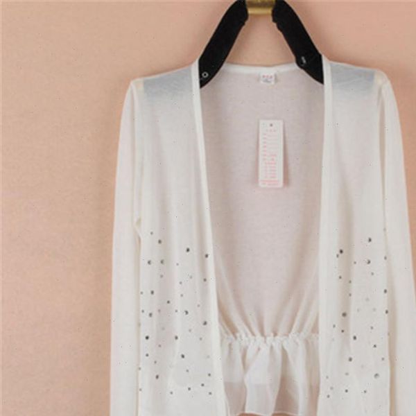 summer large size long sleeved womens sweater ultra thin air conditioning short coat stars knit cardigan pz2463, White;black
summer large size long sleeved womens sweater ultra thin air conditioning short coat stars knit cardigan pz2463, White;black