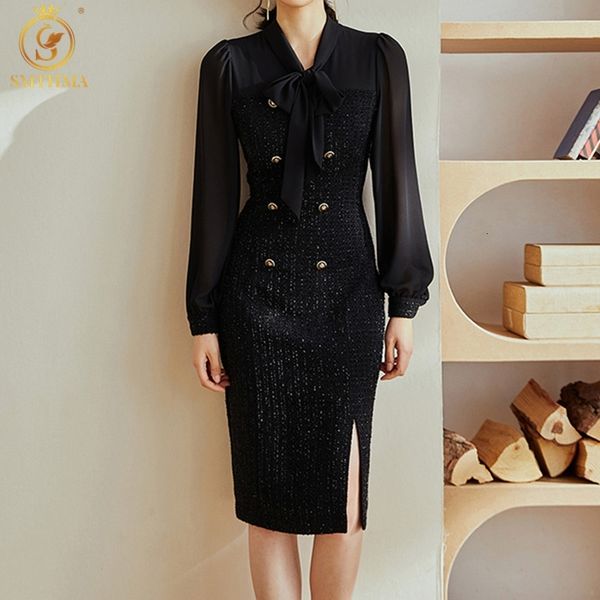 casual dresses 2021 fashion designer navy blue bow tie tweed spring women long sleeve double breasted vintage woolen robe t3vs, Black;gray
casual dresses 2021 fashion designer navy blue bow tie tweed spring women long sleeve double breasted vintage woolen robe t3vs, Black;gray
