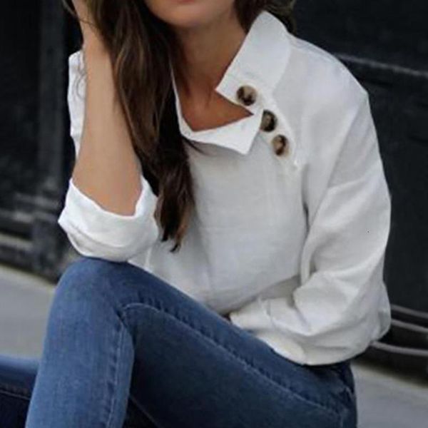 ladies long-sleeved t-shirts women's solid color round neck casual blouse shirts girls loose leisure, White
ladies long-sleeved t-shirts women's solid color round neck casual blouse shirts girls loose leisure, White