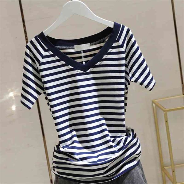 women's t-shirt fashion striped short sleeve cotton t shirt woman loose baggy o-neck white large plus size s-3xl summer cloth
women's t-shirt fashion striped short sleeve cotton t shirt woman loose baggy o-neck white large plus size s-3xl summer cloth