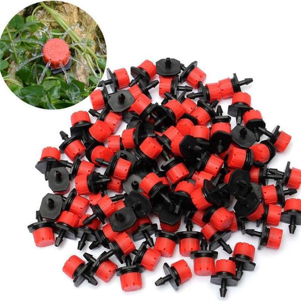 watering equipments micro water dropper head | 100pcs 1/4 inch, adjustable plastic dripper for agriculture, lawn, garden, sprinkler
watering equipments micro water dropper head | 100pcs 1/4 inch, adjustable plastic dripper for agriculture, lawn, garden, sprinkler