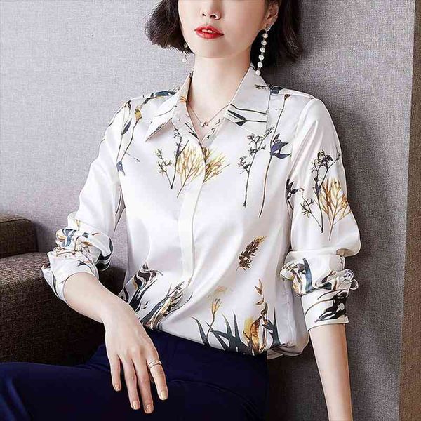 korean silk women shirts satin blouses women long sleeve shirt woman print blouse plus size elegant woman floral shirt, White
korean silk women shirts satin blouses women long sleeve shirt woman print blouse plus size elegant woman floral shirt, White