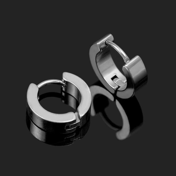 hoop & huggie 1pair anti-allergic titanium steel earring punk rock stud earrings men fashion jewelry women small circle round, Golden;silver
hoop & huggie 1pair anti-allergic titanium steel earring punk rock stud earrings men fashion jewelry women small circle round, Golden;silver