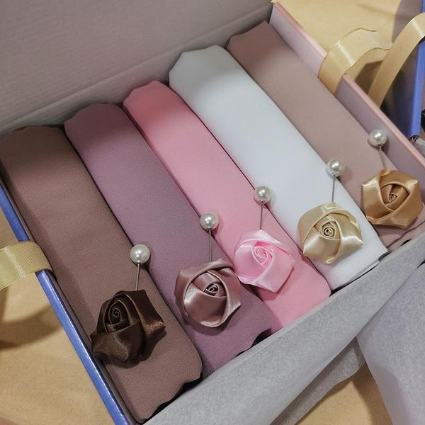 5pcs/box bubble chiffon scarf women solid color muslim shawls hijabs headband islamic headscarf foulard femme scarves, Blue;gray
5pcs/box bubble chiffon scarf women solid color muslim shawls hijabs headband islamic headscarf foulard femme scarves, Blue;gray