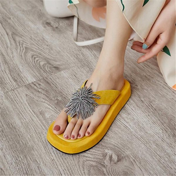 slippers pxelena 2021 vogue firework crystal thong flip flops women kid suede flat platform summer seaside beach slides outdoor, Black
slippers pxelena 2021 vogue firework crystal thong flip flops women kid suede flat platform summer seaside beach slides outdoor, Black