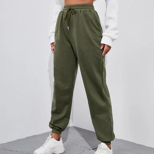 women's pants & capris women solid color high waist drawstring sweatpant spring autumn loose casual sport all-match leisure jogger trou, Black;white
women's pants & capris women solid color high waist drawstring sweatpant spring autumn loose casual sport all-match leisure jogger trou, Black;white