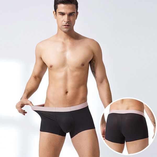 40 pieces of modal cotton boxers men's underwear summer new comfortable and breathable color contrast quarter waist shorts, Black;white
40 pieces of modal cotton boxers men's underwear summer new comfortable and breathable color contrast quarter waist shorts, Black;white