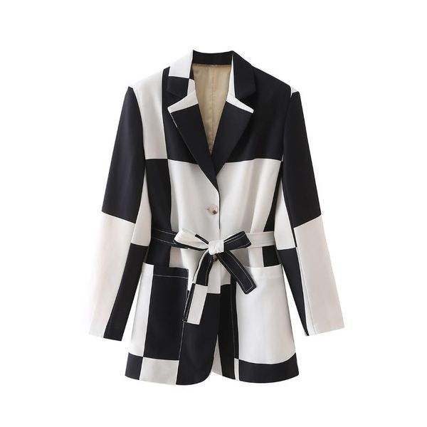 women's suits & blazers women white black patchwork blazer with slash long sleeve 2021 autumn winter ladies casual
women's suits & blazers women white black patchwork blazer with slash long sleeve 2021 autumn winter ladies casual