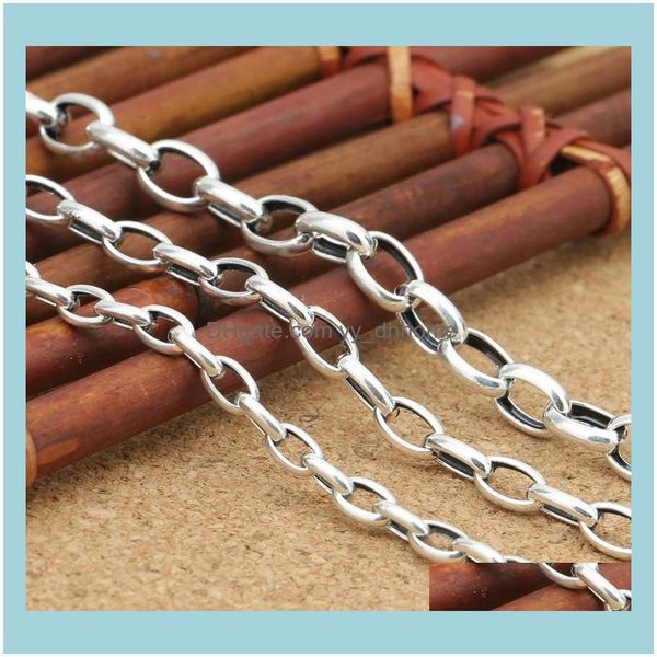necklaces & pendants jewelrypure sier 4mm elliptic circularity simple men and women long sweater chain necklace custom chains drop delivery, Silver
necklaces & pendants jewelrypure sier 4mm elliptic circularity simple men and women long sweater chain necklace custom chains drop delivery, Silver