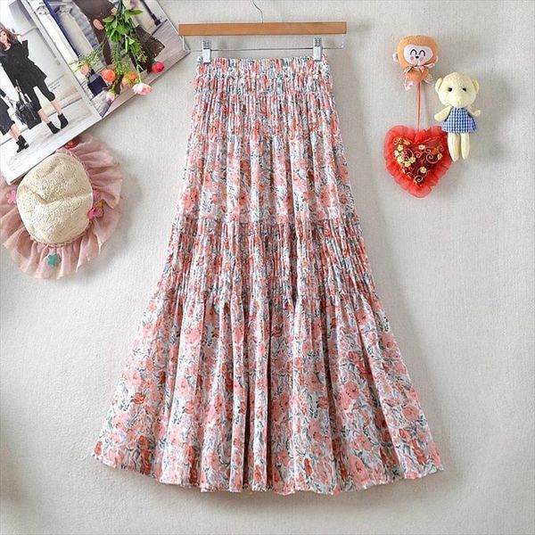 summer elegant floral printed midi women skirt fashion spring streetwear high waist casual ds248, Black
summer elegant floral printed midi women skirt fashion spring streetwear high waist casual ds248, Black