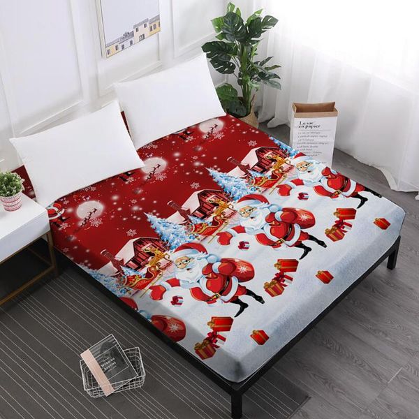 sheets & sets merry christmas bed red santa claus cartoon fitted sheet festival gift home decor mattress cover elastic band d35
sheets & sets merry christmas bed red santa claus cartoon fitted sheet festival gift home decor mattress cover elastic band d35