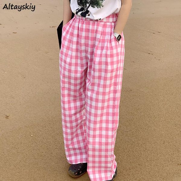 women's pants & capris women plaid high waist loose summer all-match wide leg trousers casual fashion ulzzang harajuku mujer ins, Black;white
women's pants & capris women plaid high waist loose summer all-match wide leg trousers casual fashion ulzzang harajuku mujer ins, Black;white