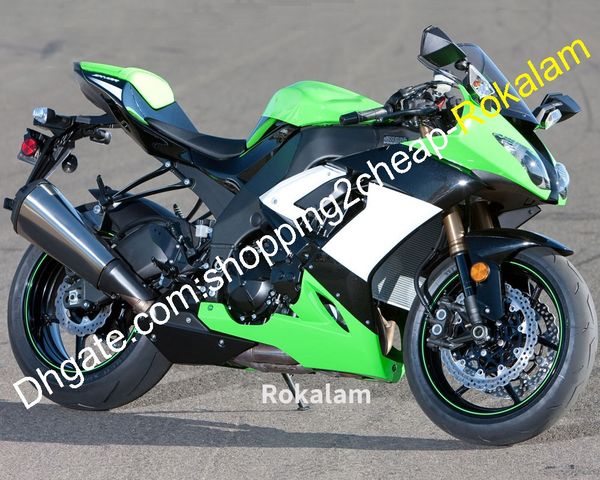 fairing set for kawasaki ninja zx-10r zx 10r zx10r 08 09 10 2008 2009 2010 motorbike bodywork fittings green white black (injection molding)
fairing set for kawasaki ninja zx-10r zx 10r zx10r 08 09 10 2008 2009 2010 motorbike bodywork fittings green white black (injection molding)