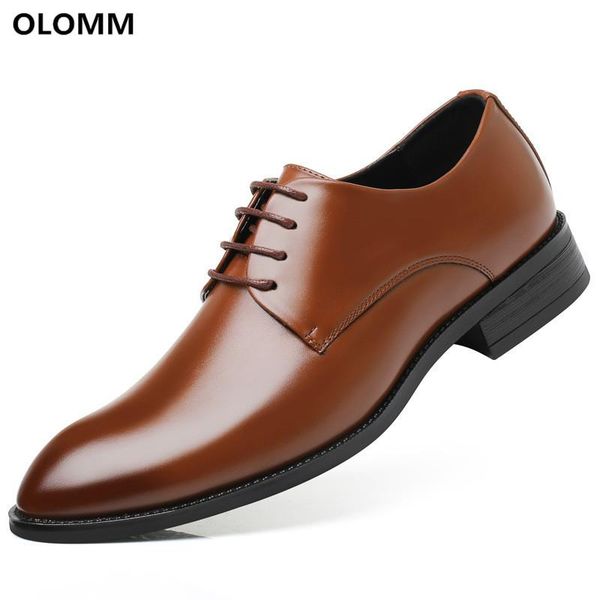 dress shoes men thick bottom plus size luxury italian style fashion formal brand bring business leather, Black
dress shoes men thick bottom plus size luxury italian style fashion formal brand bring business leather, Black