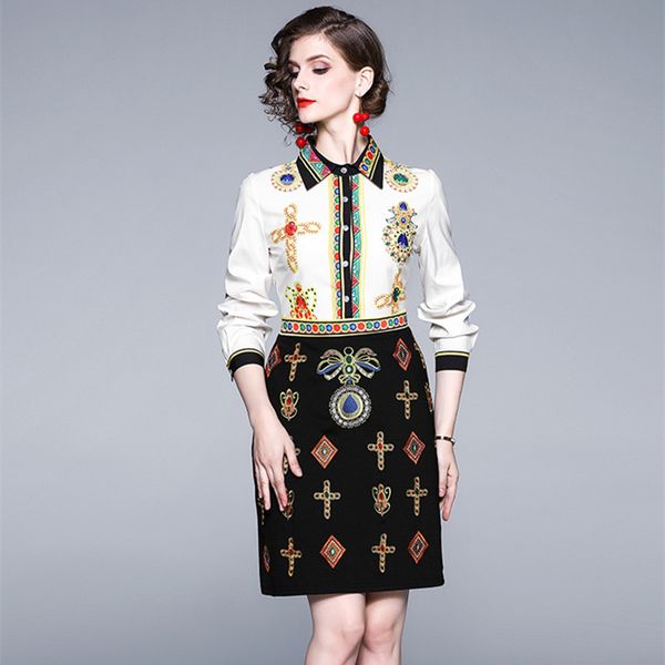 dresses women luxury printed embroidery festa female autumn elegant event party high waist designer vintage mini vestidos, Black;gray
dresses women luxury printed embroidery festa female autumn elegant event party high waist designer vintage mini vestidos, Black;gray