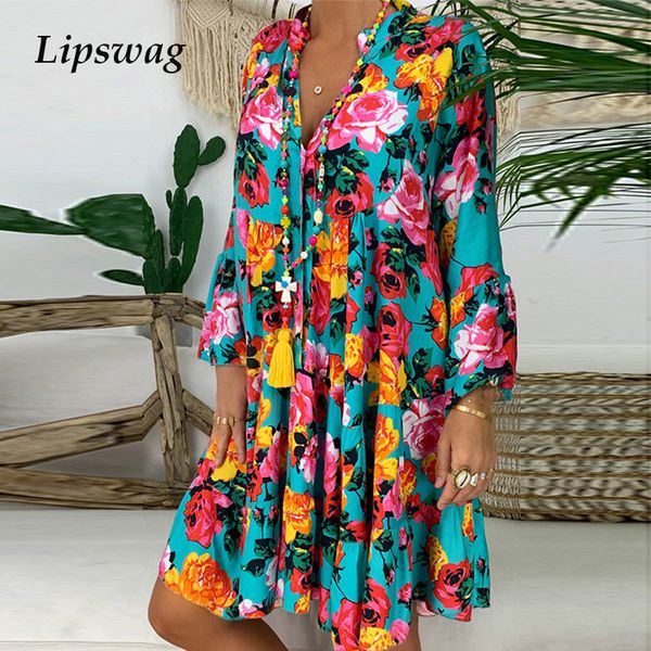 fahion summer v-neck button loose dress elegant floral printed beach dress vintage spring long sleeve party dress vestidoshigh quality, Black;gray
fahion summer v-neck button loose dress elegant floral printed beach dress vintage spring long sleeve party dress vestidoshigh quality, Black;gray