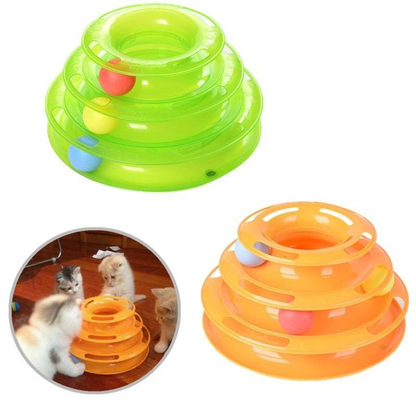 cat toys toy three layers ball track pet intelligence crazy play tray for cats supplies
cat toys toy three layers ball track pet intelligence crazy play tray for cats supplies