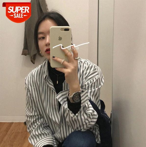 korean version of chic loose striped mid-length fashion age reduction polo collar long-sleeved shirt women #fm6s, Black;gray
korean version of chic loose striped mid-length fashion age reduction polo collar long-sleeved shirt women #fm6s, Black;gray