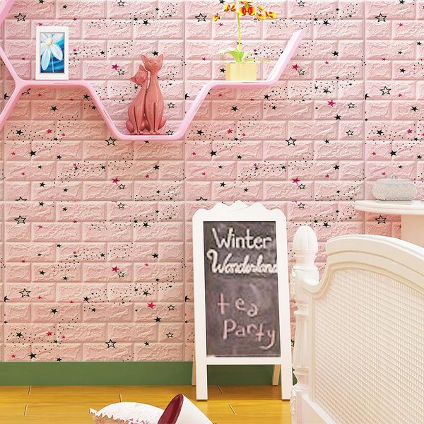 wallpapers 10pcs/set 3d brick star printed xpe foam self-adhesive waterproof wall paper kid children room home decorate stickers
wallpapers 10pcs/set 3d brick star printed xpe foam self-adhesive waterproof wall paper kid children room home decorate stickers