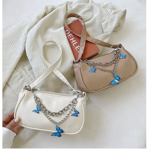 evening bags korean butterfly jewelry chain underarm bag for women 2021 casual fashion baguette female shoulder small messenger
evening bags korean butterfly jewelry chain underarm bag for women 2021 casual fashion baguette female shoulder small messenger