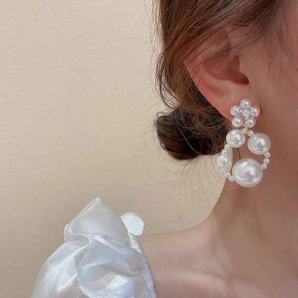 925 silver needle inlaid diamond pearl flower earrings temperament court style earrings fresh forest earrings female, Golden;silver
925 silver needle inlaid diamond pearl flower earrings temperament court style earrings fresh forest earrings female, Golden;silver