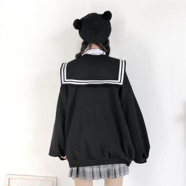 japanese college female coat cute gothic casual harajuku large size long sleeve dark winter zipper sweet ulzzang women's jackets, Black;brown
japanese college female coat cute gothic casual harajuku large size long sleeve dark winter zipper sweet ulzzang women's jackets, Black;brown
