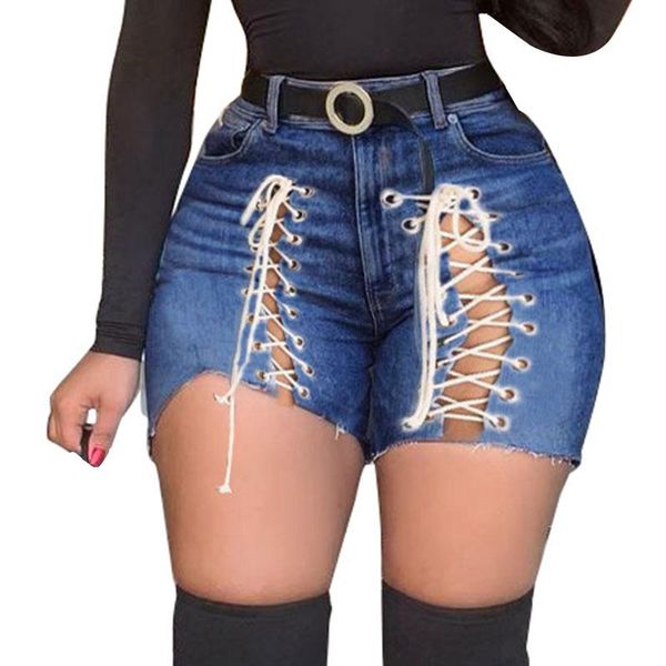 women's jeans lace-up cutout denim shorts for summer high waist ripped tassel short lace pants waisted, Blue
women's jeans lace-up cutout denim shorts for summer high waist ripped tassel short lace pants waisted, Blue