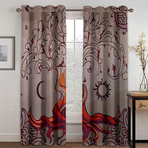 curtain & drapes striped tree drawing printed living room bedroom home decoration essential
curtain & drapes striped tree drawing printed living room bedroom home decoration essential