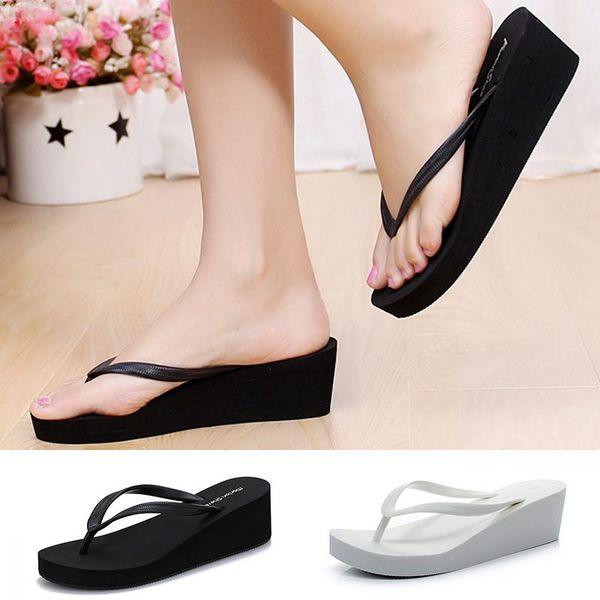 slippers fashion summer women casual flip flops soft lightweight female outdoor beach shoes comfy ladies platform sandals, Black
slippers fashion summer women casual flip flops soft lightweight female outdoor beach shoes comfy ladies platform sandals, Black