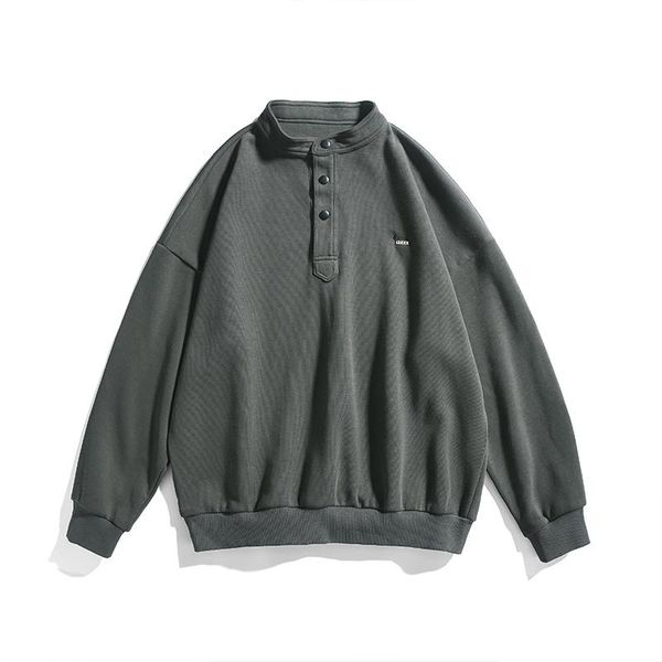 men's hoodies & sweatshirts a707 spring and autumn round collared trend ins long-sleeved casual hatless jacket 2021 hundred thin top, Black
men's hoodies & sweatshirts a707 spring and autumn round collared trend ins long-sleeved casual hatless jacket 2021 hundred thin top, Black