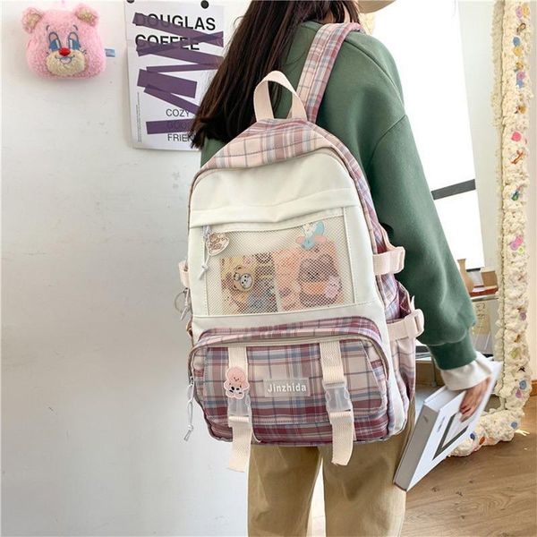 backpack 2021 kawaii nylon women fashion waterproof rucksack for teen girls school bag cute student bookbag travel mochila
backpack 2021 kawaii nylon women fashion waterproof rucksack for teen girls school bag cute student bookbag travel mochila