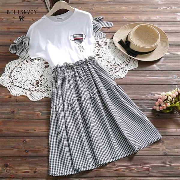mori girl summer women kawaii dress plaid vintage embroidery casual loose short sleeve cotton sweet student's 210520, Black;gray
mori girl summer women kawaii dress plaid vintage embroidery casual loose short sleeve cotton sweet student's 210520, Black;gray