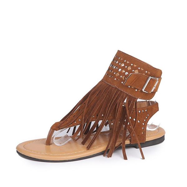 summer fashion bohemian women flats sandals gladiator fringe peep toe casual shoes woman flip flop roman, Black
summer fashion bohemian women flats sandals gladiator fringe peep toe casual shoes woman flip flop roman, Black