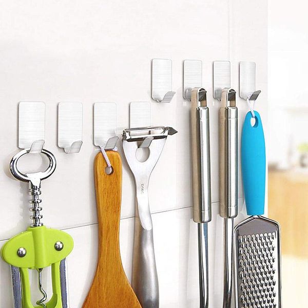 hooks & rails 4/3/2pcs kitchen self adhesive stainless steel wall hanger bathroom wall-mounted hook storage
hooks & rails 4/3/2pcs kitchen self adhesive stainless steel wall hanger bathroom wall-mounted hook storage
