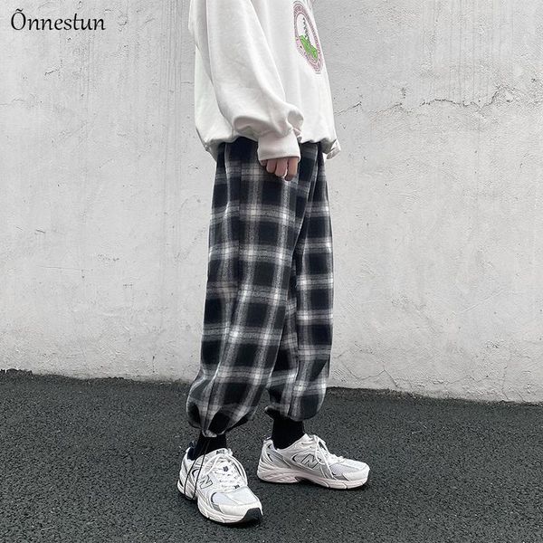 onnestun men's plaid pants spring summer 2021 women sport hip hop jogger man causal fashion couple checkered trousers, Black
onnestun men's plaid pants spring summer 2021 women sport hip hop jogger man causal fashion couple checkered trousers, Black