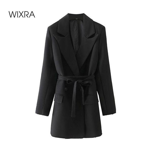 wixra womens fashion long blazers with sashes buttons overcoat ol style turn down collar female spring autumn women's suits &, White;black
wixra womens fashion long blazers with sashes buttons overcoat ol style turn down collar female spring autumn women's suits &, White;black