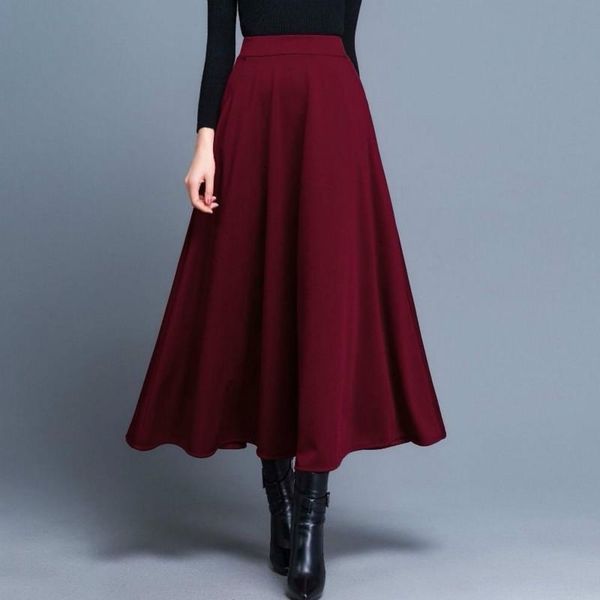 skirts 2021 women autumn winter elegant skirt female solid dance high waist a-line lady casual loose plus size pleated falda g318, Black
skirts 2021 women autumn winter elegant skirt female solid dance high waist a-line lady casual loose plus size pleated falda g318, Black