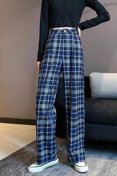 summer simple vintage plaid causal long women pants street fashion straight wide leg pant women's & capris, Black;white
summer simple vintage plaid causal long women pants street fashion straight wide leg pant women's & capris, Black;white