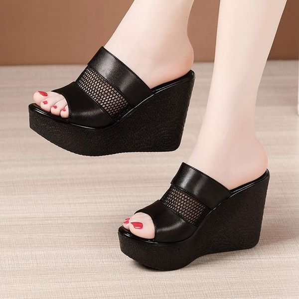 slippers high heels women wedding shoes summer 2021 cutout platform wedges slides ladies for officejki98, Black
slippers high heels women wedding shoes summer 2021 cutout platform wedges slides ladies for officejki98, Black
