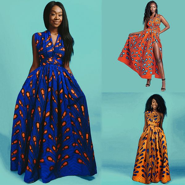 2021african print long dresses for women ankara dashiki skirt plus size bandage dress elegant lady 2021 summer hippie clothing, Red
2021african print long dresses for women ankara dashiki skirt plus size bandage dress elegant lady 2021 summer hippie clothing, Red