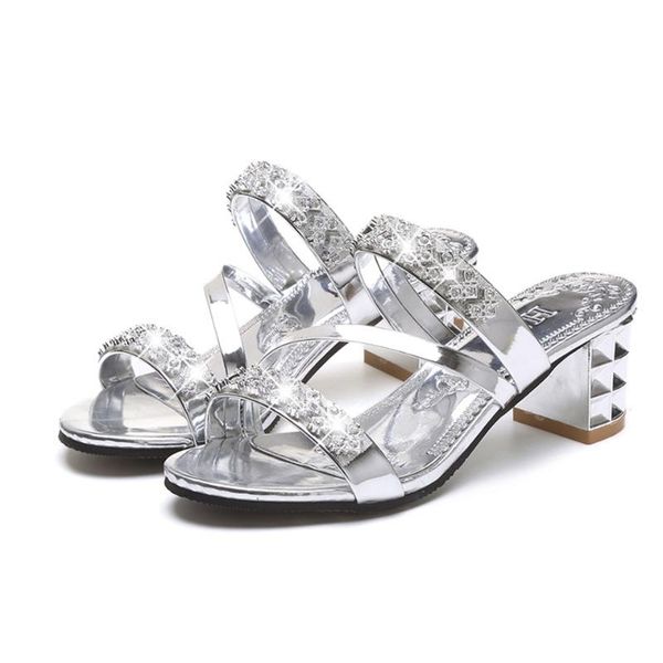 slippers 2021 summer women's sandals and high heels thick with open toe trend, Black
slippers 2021 summer women's sandals and high heels thick with open toe trend, Black