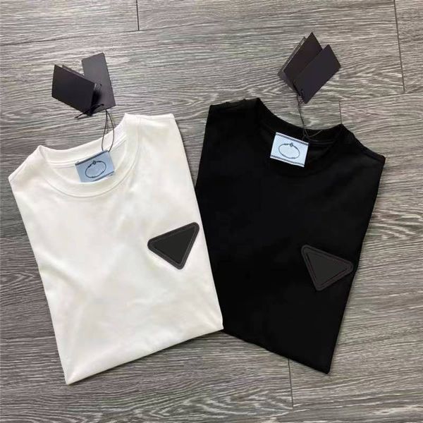 2021 summer men and women t shirt fashion brand classic short sleeved casual loose t-shirt, White;black
2021 summer men and women t shirt fashion brand classic short sleeved casual loose t-shirt, White;black