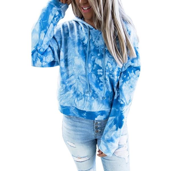 women casual tie-dye hoodie drawstring long sleeve sweatshirt autumn hip hop pullover loose outdoor sport tunic s-2xl women's hoodies, Black
women casual tie-dye hoodie drawstring long sleeve sweatshirt autumn hip hop pullover loose outdoor sport tunic s-2xl women's hoodies, Black