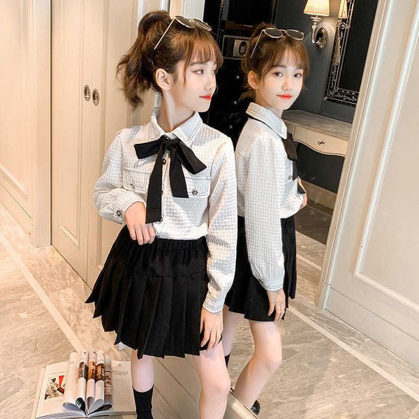 korean school teen girl clothing set spring autumn bow skirt costume suit set kids fashion clothes set 4 5 7 9 11 13 14years p0831, White
korean school teen girl clothing set spring autumn bow skirt costume suit set kids fashion clothes set 4 5 7 9 11 13 14years p0831, White