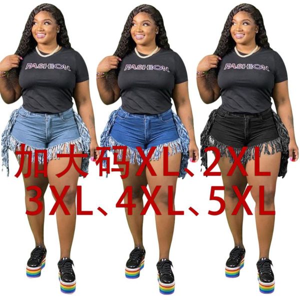 european and american fashion bag hip tassel fat mm denim straight shorts women's jeans, Blue
european and american fashion bag hip tassel fat mm denim straight shorts women's jeans, Blue