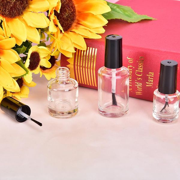 5ml/10ml/15ml transparent glass nail polish bottle empty cosmetic containers bottles with brush storage & jars 
5ml/10ml/15ml transparent glass nail polish bottle empty cosmetic containers bottles with brush storage & jars