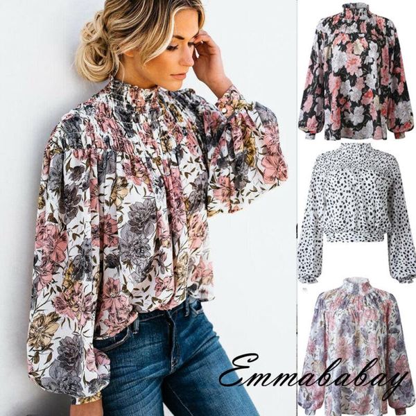 hirigin women floral blouse shirt ladies loose fit long sleeve boho lantern turtleneck clothes women's blouses & shirts, White
hirigin women floral blouse shirt ladies loose fit long sleeve boho lantern turtleneck clothes women's blouses & shirts, White